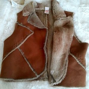 Faux fur vest